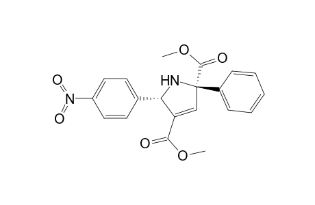 (2R,5S)-5-(4-nitrophenyl)-2-phenyl-3-pyrroline-2,4-dicarboxylic acid dimethyl ester