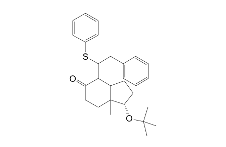 [1S,1'RS,3aS,4RS,7aS]-1-tert-Butoxy-4-(2'-phenyl-1'-phenylthioethyl)-7a-methyl-3a,4,7,7a-tetrahydro-5(6)-indan-5-one