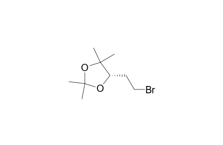 1,3-Dioxolane, 5-(2-bromoethyl)-2,2,4,4-tetramethyl-, (S)-