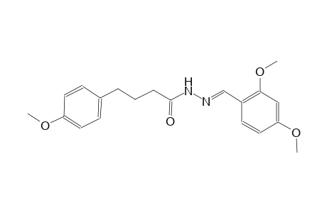 benzenebutanoic acid, 4-methoxy-, 2-[(E)-(2,4-dimethoxyphenyl)methylidene]hydrazide