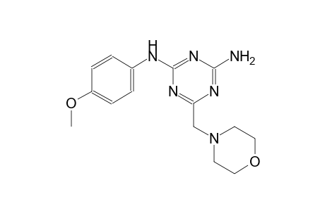 N~2~-(4-methoxyphenyl)-6-(4-morpholinylmethyl)-1,3,5-triazine-2,4-diamine