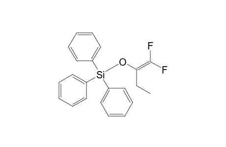1,1-bis(fluoranyl)but-1-en-2-yloxy-triphenyl-silane