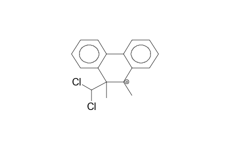 9-DICHLOROMETHYL-9,10-DIMETHYLPHENANTHRENONIUM CATION