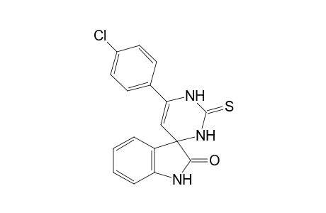6'-(4-Chlorophenyl)-2'-thioxo-2',3'-dihydro-1???Hspiro[indole-3,4'-pyrimidin]-2(1H)-one