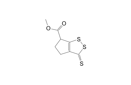 METHYL-3,4,5,6-TETRAHYDRO-3-THIOXOCYCLOPENTA-[C]-[1.2]-DITHIOLE-6-CARBOXYLATE