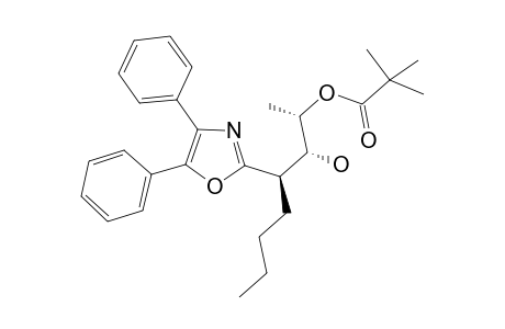 2-(1-n-Butyl-2-hydroxy-3-(tert-butylcarbonyloxy)butyl)-4,5-diphenyloxazole