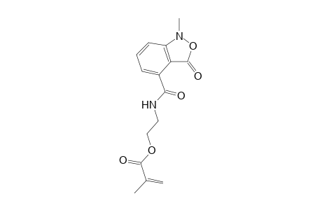 2-Propenoic acid, 2-methyl-, 2-[[(1,3-dihydro-1-methyl-3-oxo-2,1-benzisoxazol-4-yl)carbonyl]amino]ethyl ester