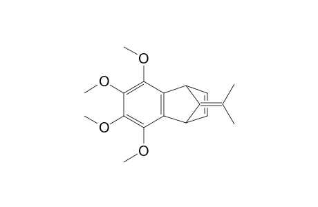 1,4-Dihydro-9-isopropylidene-5,6,7,8-tetramethoxy-1,4-methanonaphthalene