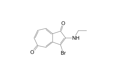 3-Bromo-2-ethylamino-1,5-azulenequinone