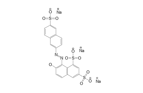 7-HYDROXY-8-(6-SULFONAPHTHYL-2-AZO)-1,3-NAPHTHALENEDISULFONIC-ACID-TRISODIUM-SALT