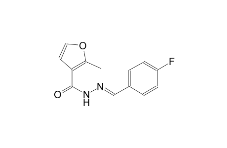 N'-[(E)-(4-fluorophenyl)methylidene]-2-methyl-3-furohydrazide