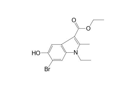 Ethyl 6-bromo-1-ethyl-5-hydroxy-2-methyl-1H-indole-3-carboxylate