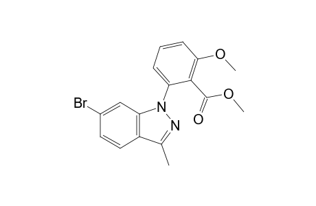 2-(6-bromo-3-methyl-1-indazolyl)-6-methoxybenzoic acid methyl ester