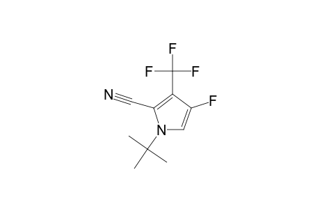 1-tert-butyl-4-fluoro-3-(trifluoromethyl)pyrrole-2-carbonitrile