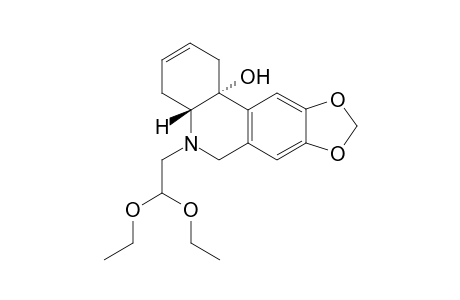 (4aR,10bR)-N-(2,2-Diethoxyethyl)-8,9-methylenedioxy-1,4,4a,5,6,10b-hexahydrophenanthridine