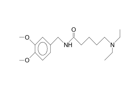 5-Diethylamino-N-(3,4-dimethoxy-benzyl)-pentanamide