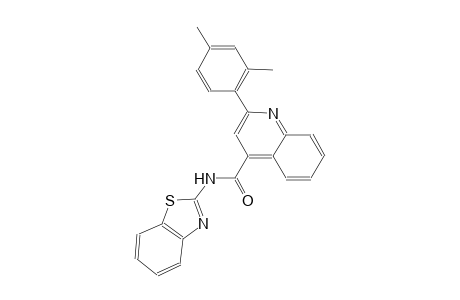 N-(1,3-benzothiazol-2-yl)-2-(2,4-dimethylphenyl)-4-quinolinecarboxamide