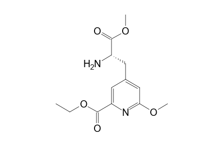 4-[(2'-<Ethoxycarbonyl>-6'-methoxy-4'-pyridyl)methyl]-L-alanine - methyl ester