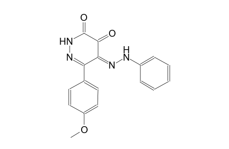 (5Z)-6-(4-Methoxyphenyl)-3,4,5(2H)-pyridazinetrione 5-(phenylhydrazone)