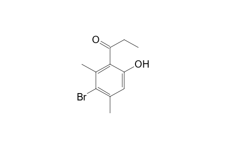3'-bromo-2',4'-dimethyl'-6'-hydroxypropiophenone