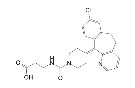 beta-alanine, N-[[4-(8-chloro-5,6-dihydro-11H-benzo[5,6]cyclohepta[1,2-b]pyridin-11-ylidene)-1-piperidinyl]carbonyl]-