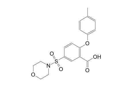 benzoic acid, 2-(4-methylphenoxy)-5-(4-morpholinylsulfonyl)-