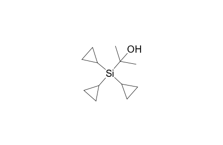 Tricyclopropyl(1-hydroxy-1-methylethyl)silane