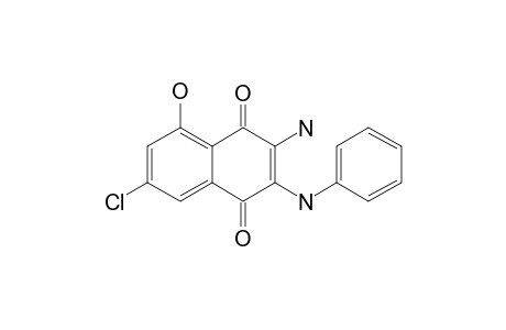 3-Amino-7-chloro-5-hydroxy-2-(phenylamino)naphthalene-1,4-dione