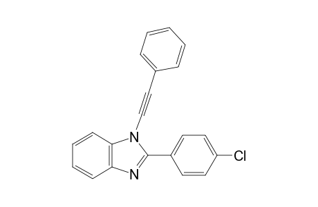 2-(4-Chlorophenyl)-1-(2-phenylethynyl)-1H-benzimidazole