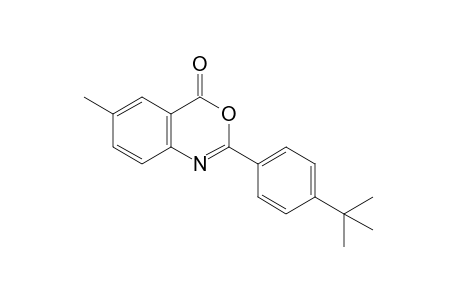 2-(p-tert-butylphenyl)-6-methyl-4H-3,1-benzoxazin-4-one