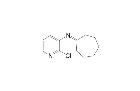 2-Chloro-3-(cycloheptylideneimino)pyridine