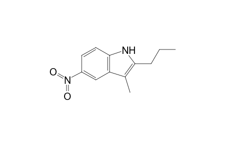 5-Nitro-3-methyl-2-propylindole