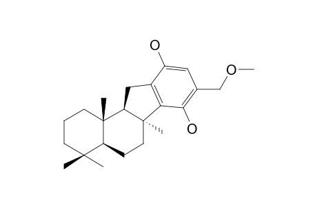 (4aS,6aS,11aR,11bS)-8-(methoxymethyl)-4,4,6a,11b-tetramethyl-1,2,3,4a,5,6,11,11a-octahydrobenzo[i]fluorene-7,10-diol