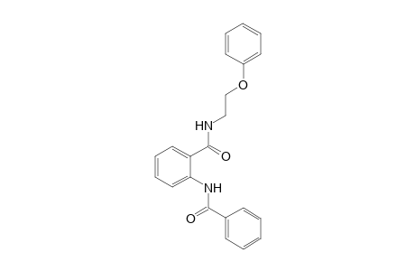 Benzamide, 2-(benzoylamino)-N-(2-phenoxyethyl)-