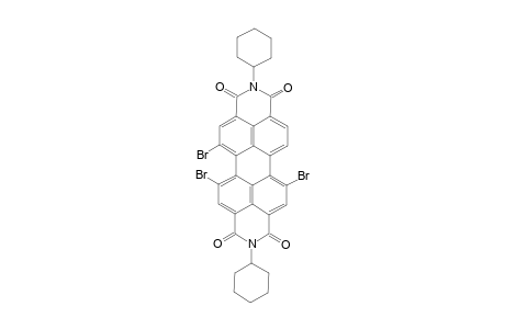 N,N'-Dicyclohexyl-1,6,7-tribromoperylene-3,4:9,10-tetracarboxylic acid bisimide