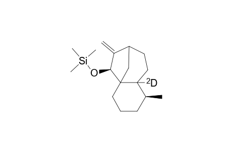 cis-2-(trimethylsilyl)oxy-7-deuterio-3-methylene-8-methyltricyclo[5.4.0.1(1,4)]dodecane