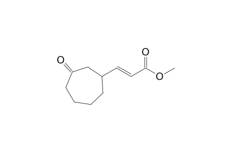 (E)-3-(3-ketocycloheptyl)acrylic acid methyl ester