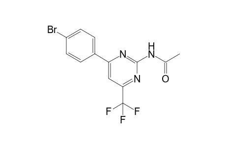 4-Trifluoromethyl-6-(4-bromophenyl)-2-acetylaminopyrimidine