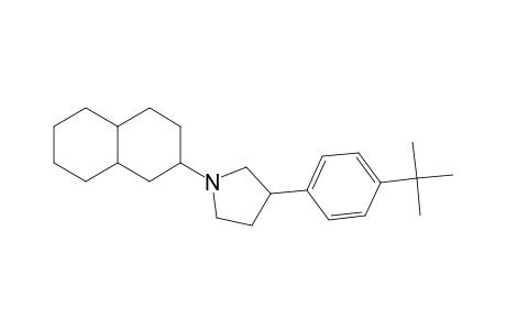Pyrrolidine, 1-(decahydro-2-naphthalenyl)-3-[4-(1,1-dimethylethyl)phenyl]-