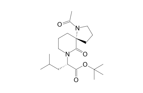(5S)-1-Acetyl-7-[(1S)-1-(tert-butoxycarbonyl)-3-methylbutyl]-6-oxo-1,7-diazaspiro[4.5]decane