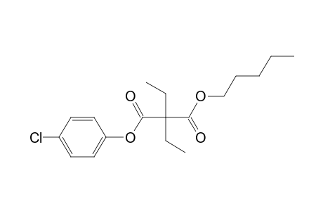 Diethylmalonic acid, 4-chlorophenyl pentyl ester