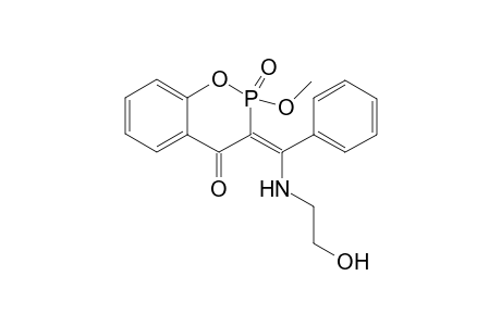 2-Methoxy-3-[1'-(ethanolamino)benzylidene]-2,3-dihydro-2,4-dioxo-2-.lambda(5).-benzo[e]-[1,2]-oxaphosphinane