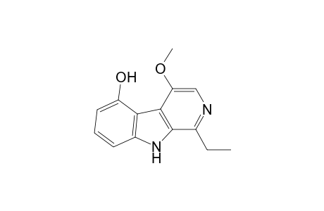 9H-Pyrido[3,4-b]indol-5-ol, 1-ethyl-4-methoxy-