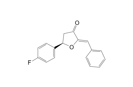 (5R)-2-[(Z)-Benzylidene]-3-oxo-5-(4-fluorophenyl)tetrahydrofuran