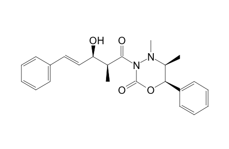 (5S,6R)-3-[(E,2S,3R)-3-hydroxy-2-methyl-1-oxo-5-phenylpent-4-enyl]-4,5-dimethyl-6-phenyl-1,3,4-oxadiazinan-2-one