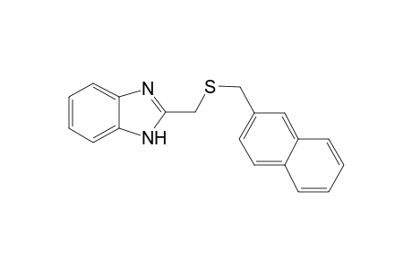 1H-Benzoimidazole, 2-(naphthalen-2-ylmethylsulfanylmethyl)-