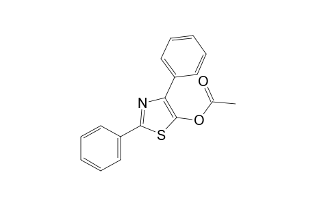 2,4-diphenyl-5-thiazolol, acetate (ester)