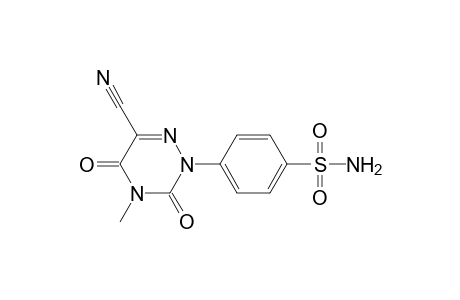 Benzenesulfonamide, 4-(6-cyano-4,5-dihydro-4-methyl-3,5-dioxo-1,3,5-triazin-2(3H)-yl)-