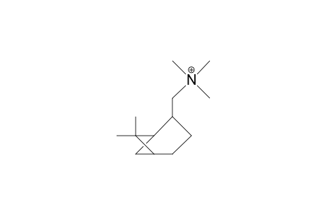 (S)-cis-Myrtanyl-trimethyl ammonium cation