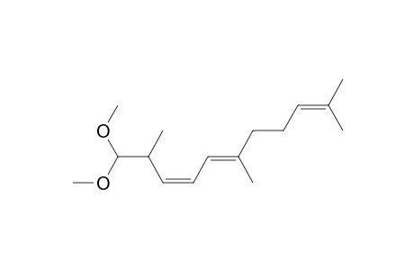 (3Z,5E)-1,1-Dimethoxy-2,6,10-trimethyl-undeca-3,5,9-triene